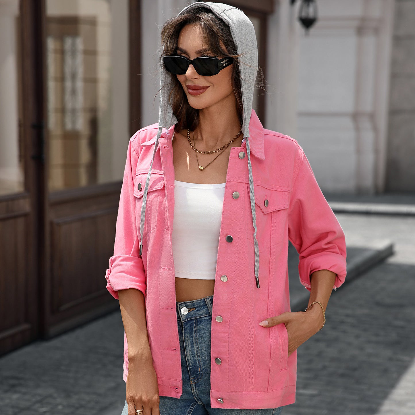 Women's Classic Retro Loose Denim For Jackets