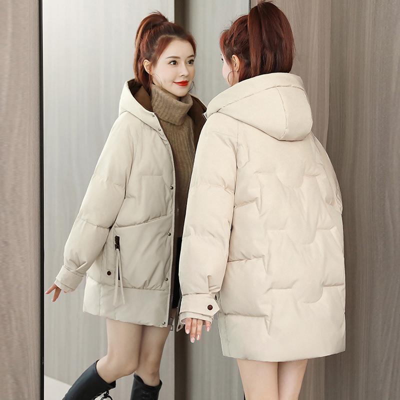 Women's Down Bread Mid-length Winter Korean Style Loose Coats