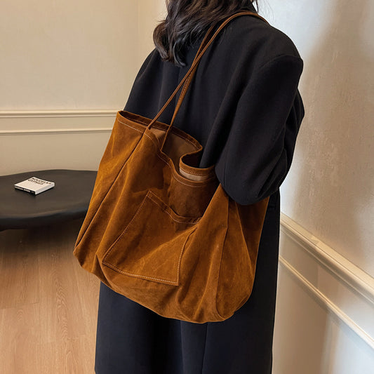 High-grade Frosted Female College Commute To Shoulder Bags