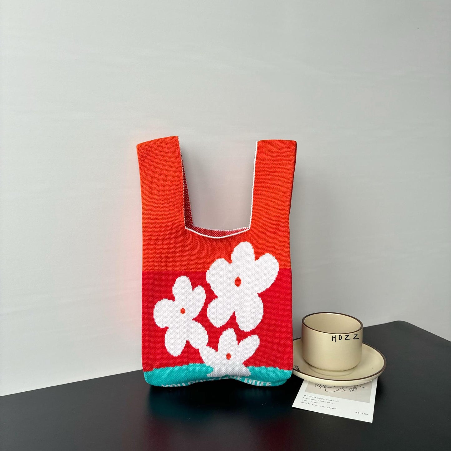 Cartoon Wrist Large Capacity Minority Hand Handbags