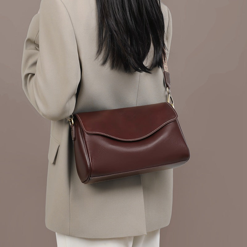 Classic Women's Large Capacity Genuine Leather Crossbody Bags