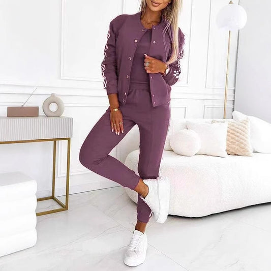 New Slim Fit Fashion Casual Three-piece Suits