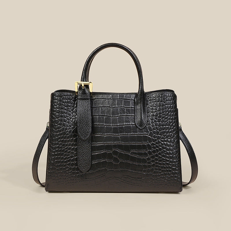 Women's Genuine Leather Large Capacity Classy Mom Handbags