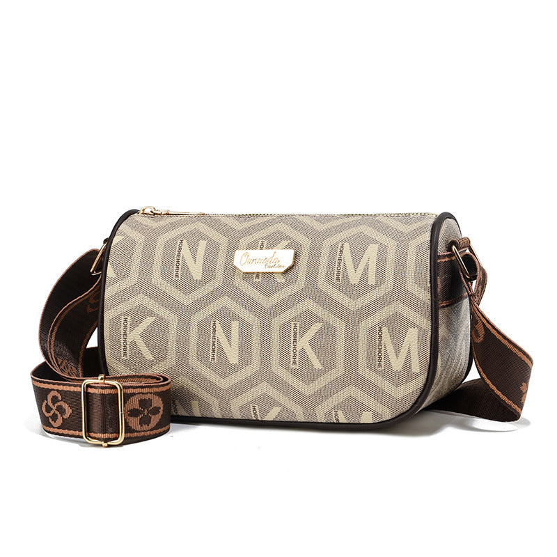 Women's Fashion Simple Retro Textured Autumn Crossbody Bags