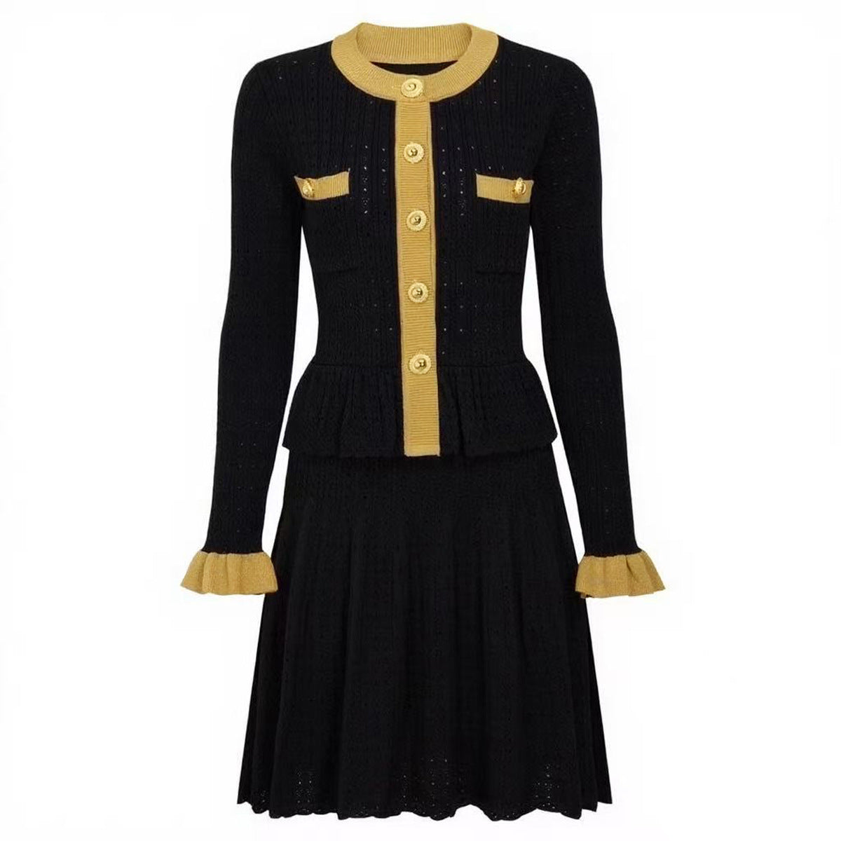 Quality Long Sleeve Round Neck Fishtail Dresses