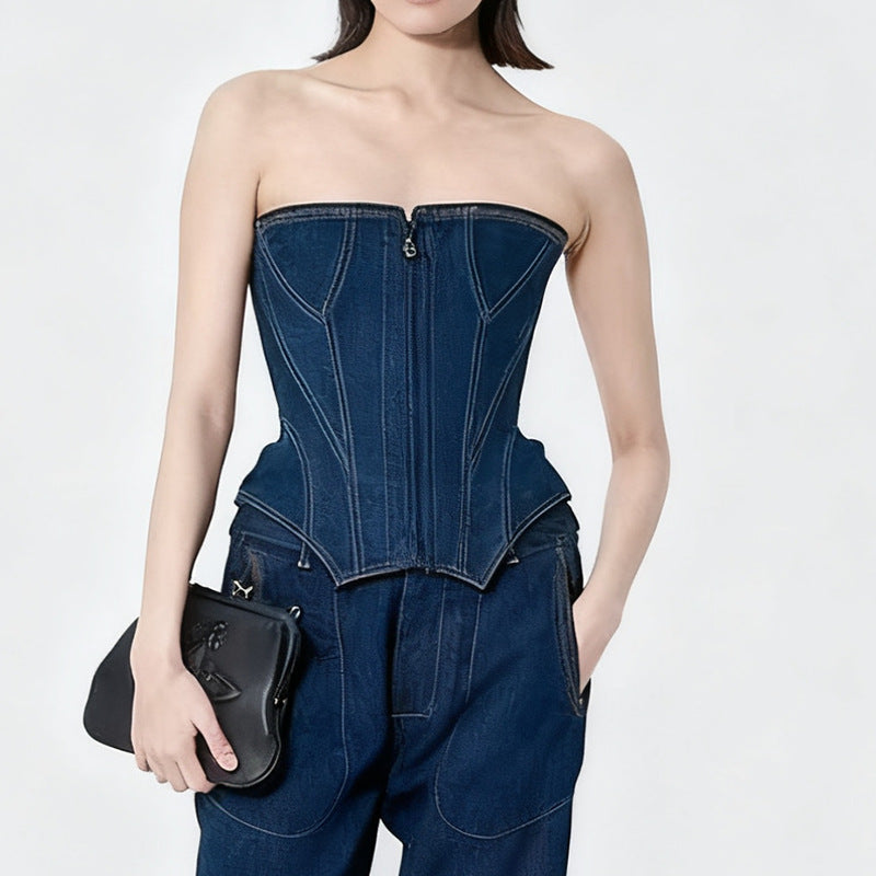 Women's Autumn Solid Color Street Fashion Sexy Tops