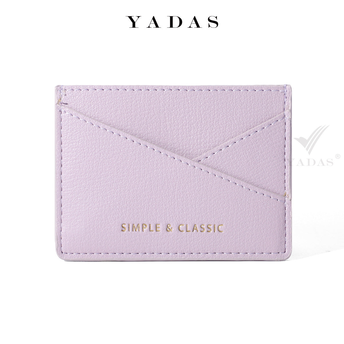 Zipper Oblique Position Design Simple Fashion Card Holder