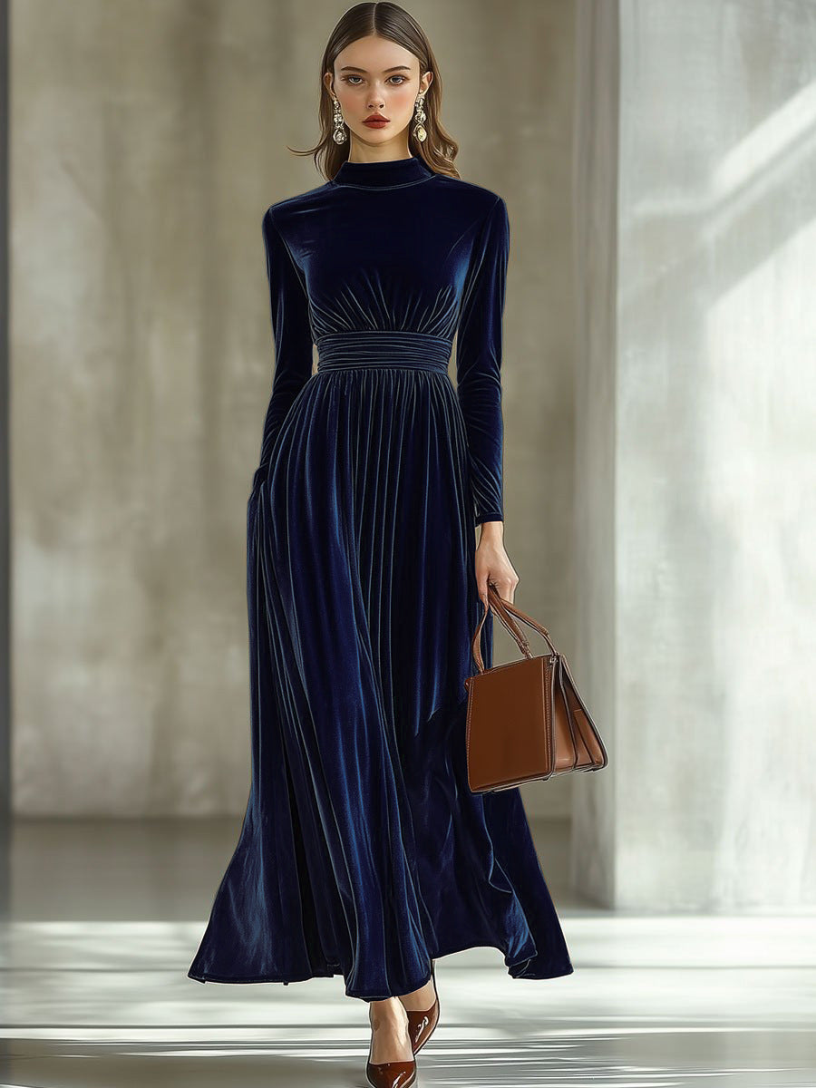 Women's Sleeve Waist Slimming Graceful Expansion Female Excellent Dress