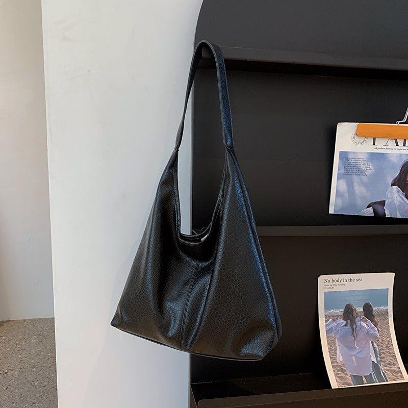 Soft Leather Large Capacity Fashion Style Tote Bags