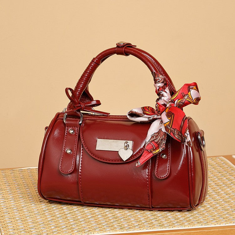 Women's Bright Leather Fashion Hot Commuter Handbags