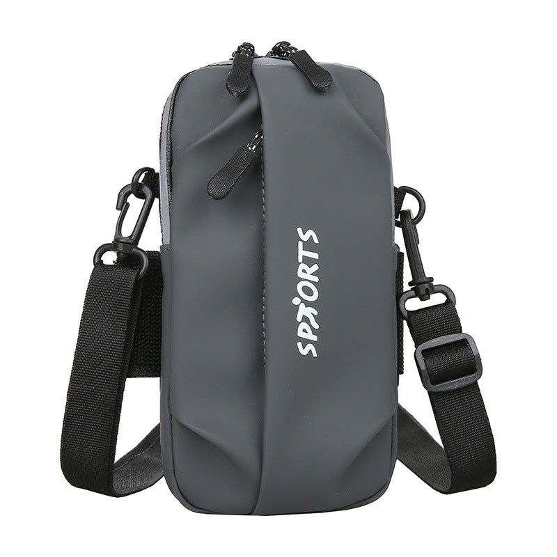 Men's Fashion Mobile Vertical Design Solid Color Phone Bags