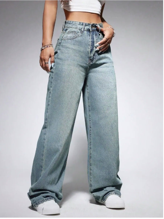 Women's Elegant New Russian Wide Leg Jeans