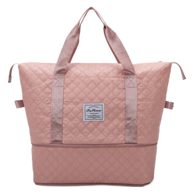 Dry Wet Separation Rhombus Pending Portable Pouch Bags