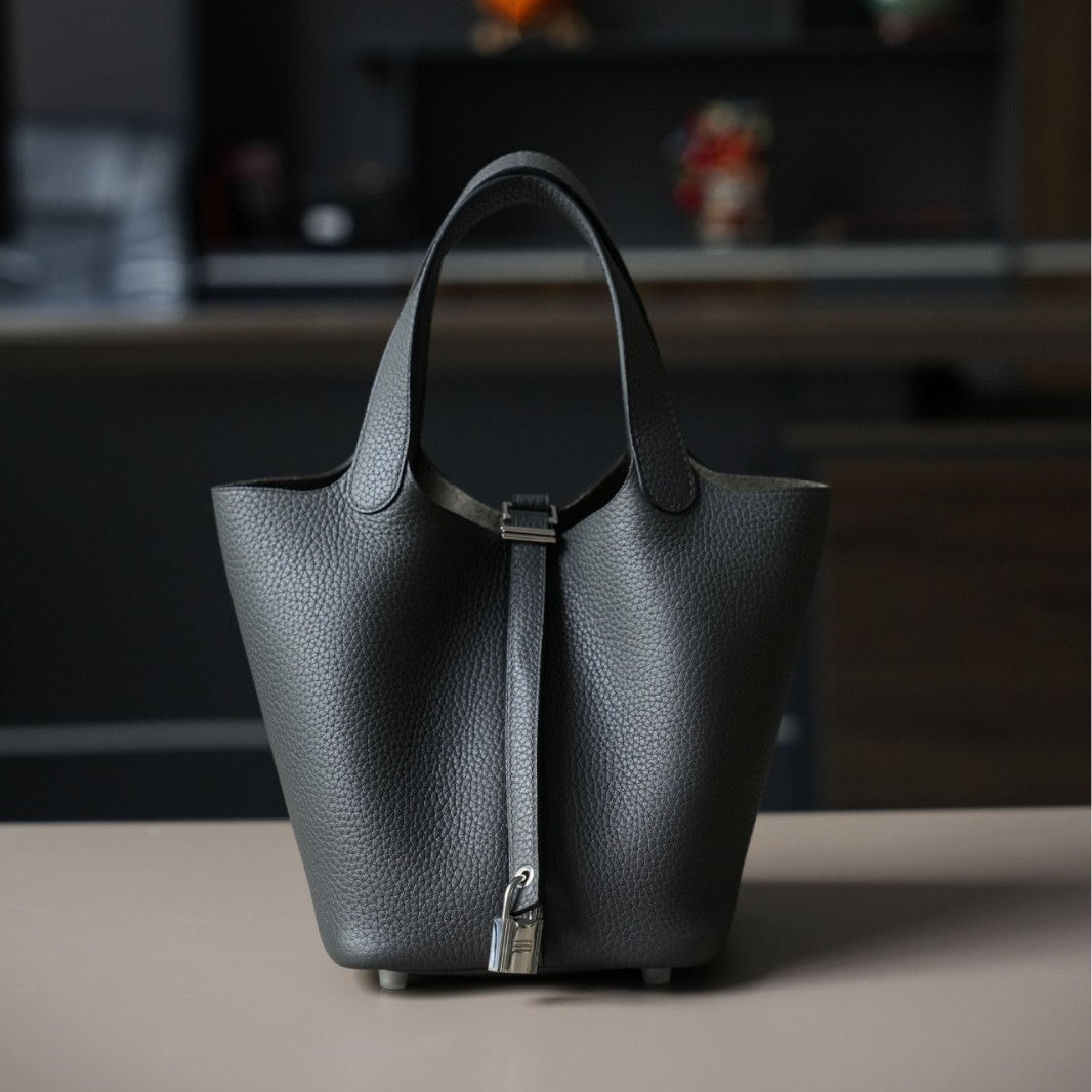 All Steel Hardware Drawing Oil Side Handbags