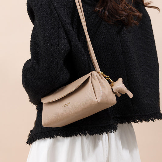 Women's High-grade Soft Leather Popular Underarm Arm Bags