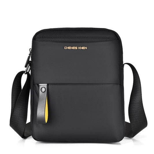 Men's Solid Color Large Capacity Commuter Storage Men's Shoulder Bags