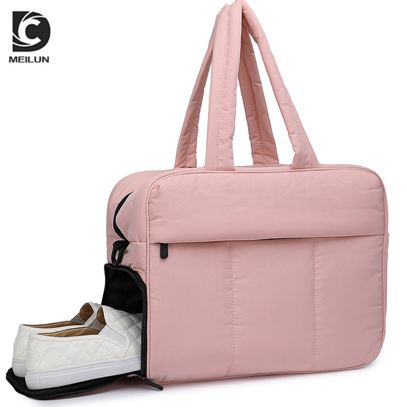Women's & Men's & Portable Winter Coat Large Capacity Tote Bags