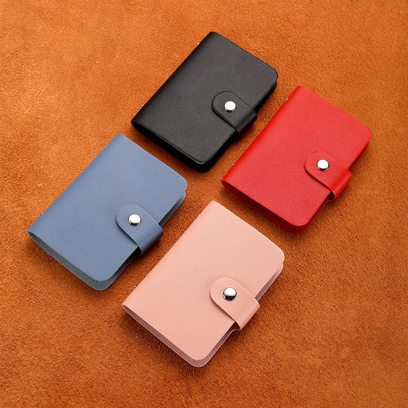 Women's & Men's & Magnetic Bank Documents Large Capacity Card Holder