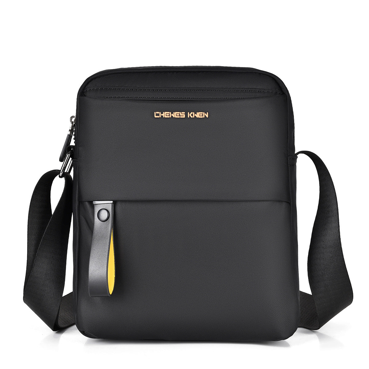 Men's Solid Color Large Capacity Commuter Storage Men's Shoulder Bags