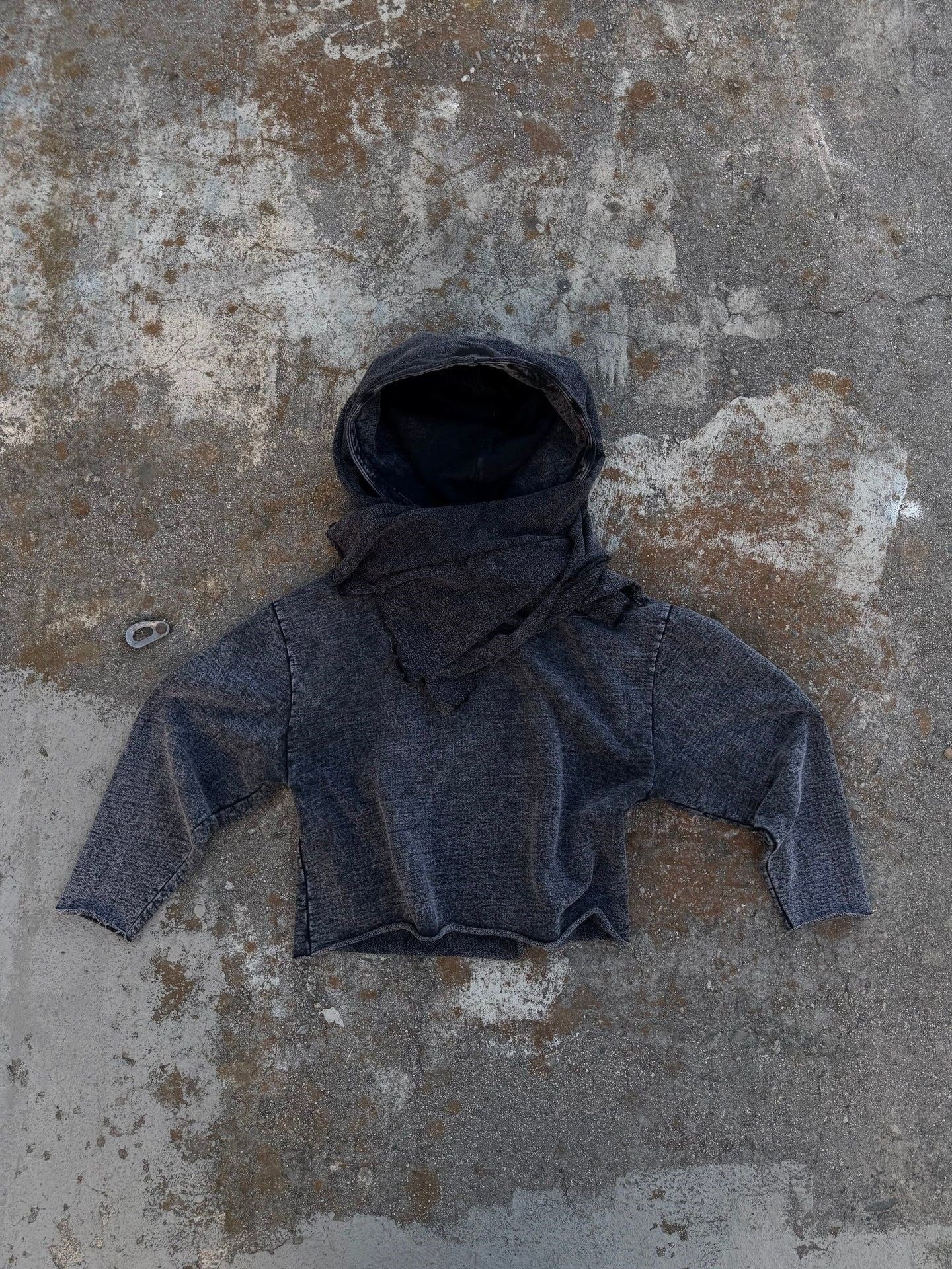 Autumn Casual Hooded Stitching Niche Headscarf Women's Sweater, Sweater