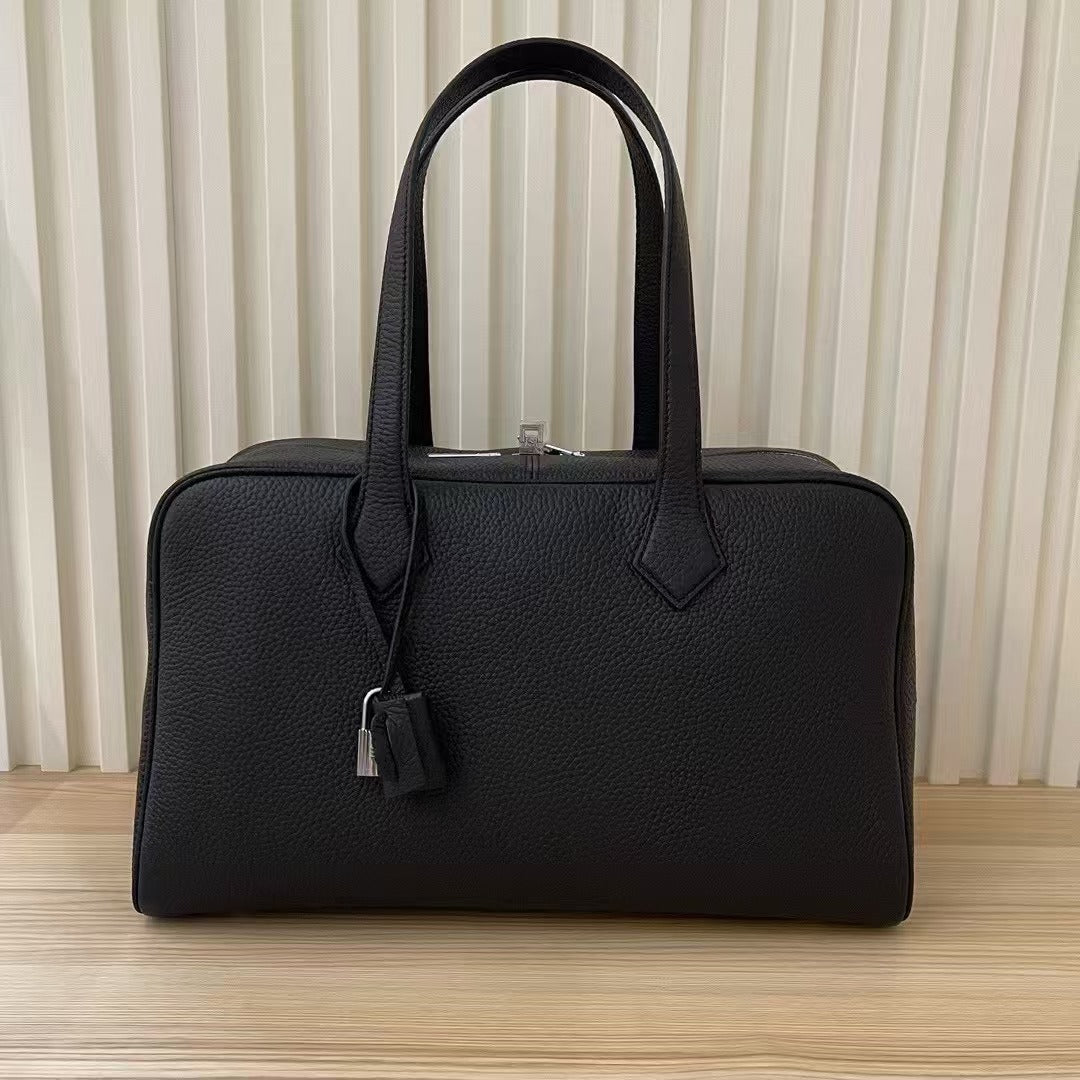 Beautiful Glamorous Leather Portable Underarm Boston Shoulder Bags