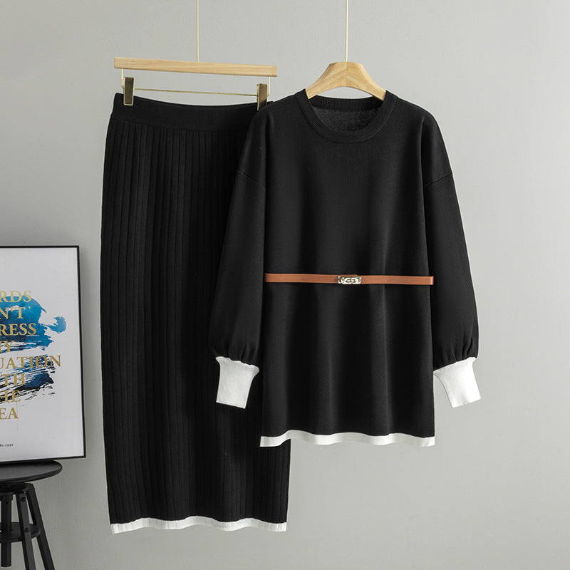 Popular Elegant Women's Simple Lazy Two-piece Fashion Casual Suit