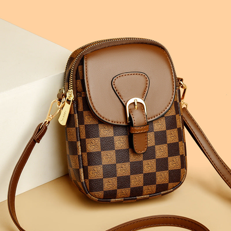 Women's Mini Mobile Fashion Soft Leather Versatile Phone Bags