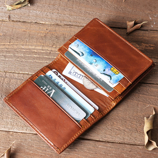 New Innovative Leather Boys Vintage Consignment Card Holder