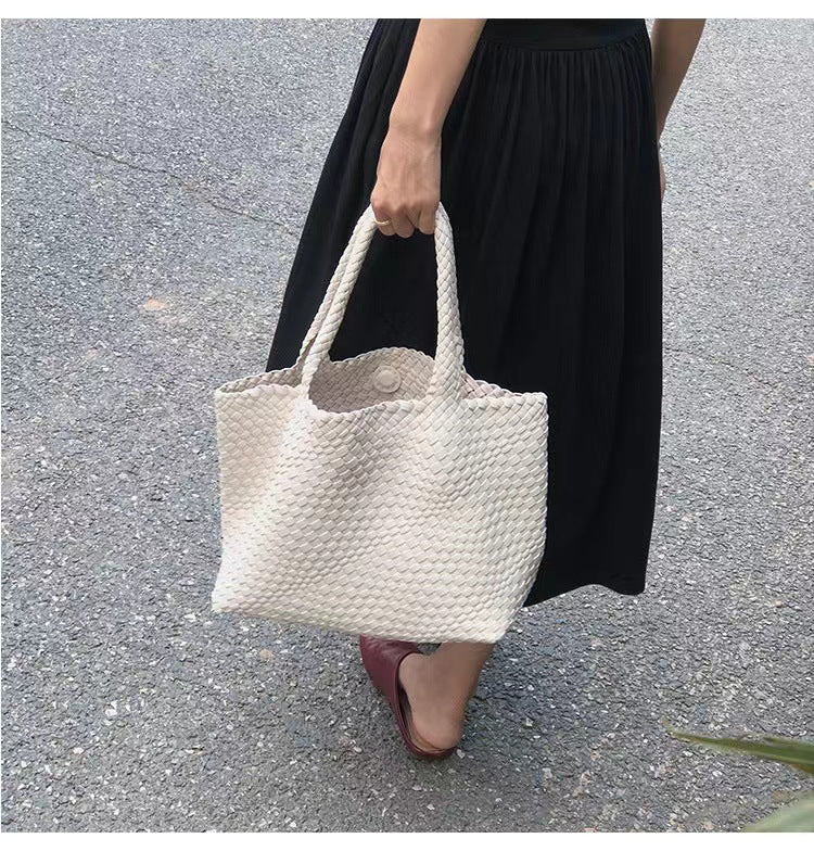 Attractive Fashion Capacity Hand-woven Vegetable Basket Bags