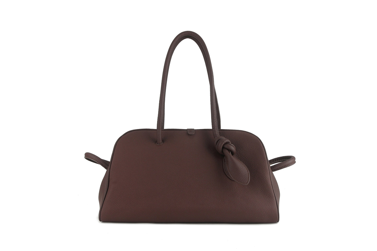 Litchi Pattern Cowhide Bowling Underarm Carrying Armpit Bags