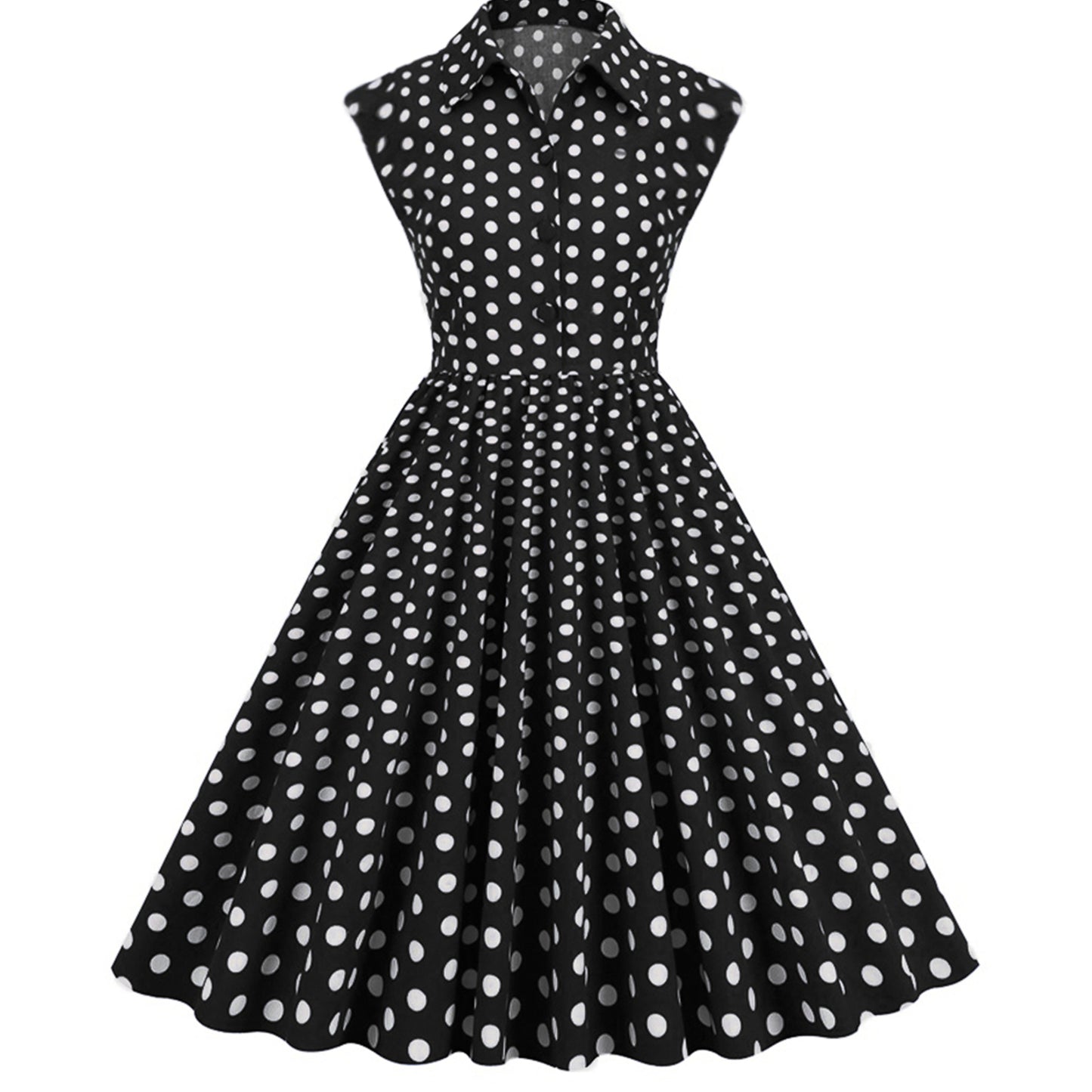 Polka Dot Complex Ancient Style Vintage Dresses