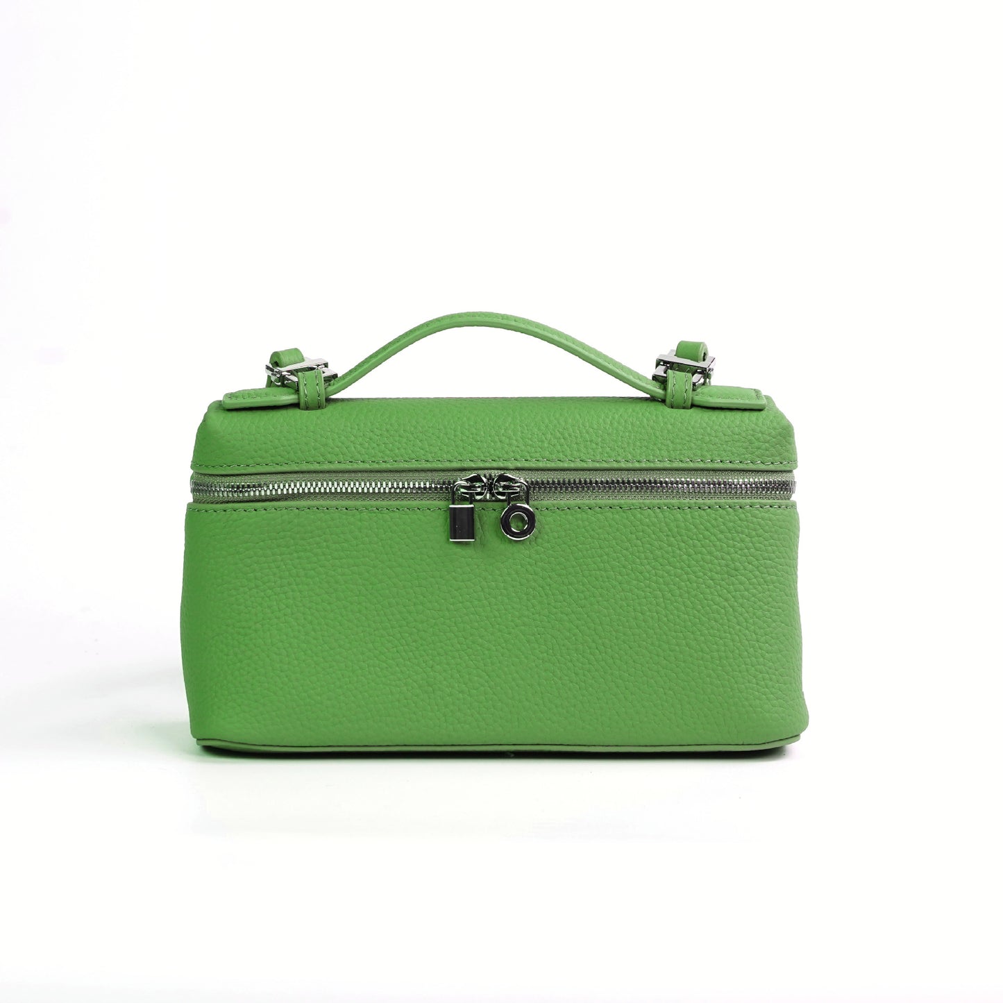 Women's First Layer Cowhide Lunch Box Genuine Handbags