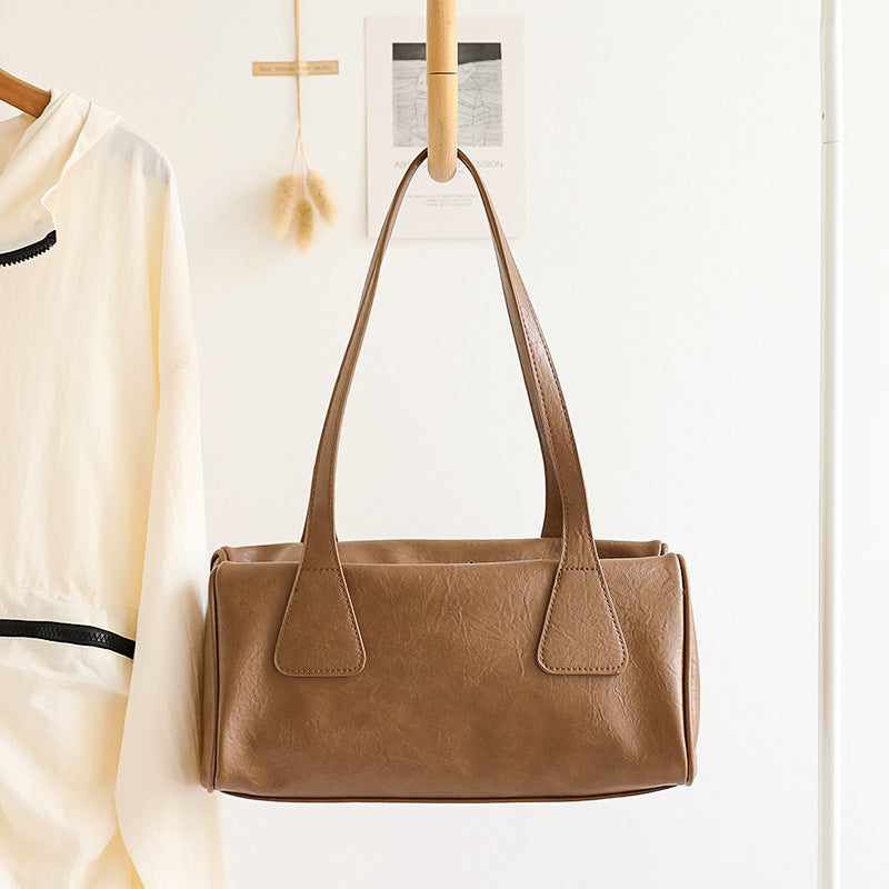 Women's Style Large Capacity Zipper Niche Fashionable Handbags