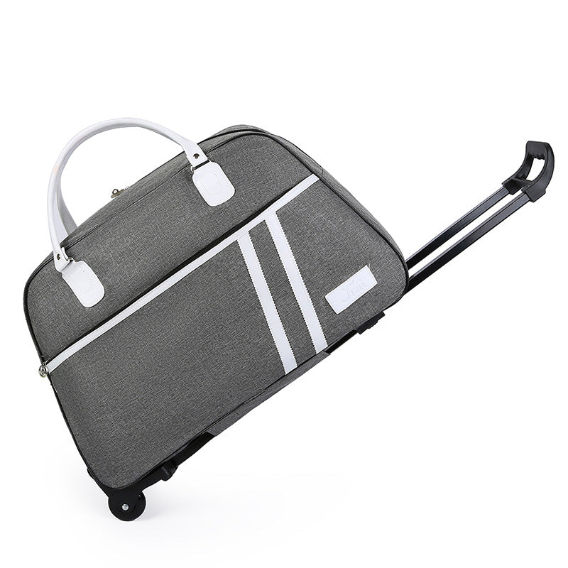Oxford Cloth Sliding Folding Short-distance Large Luggage