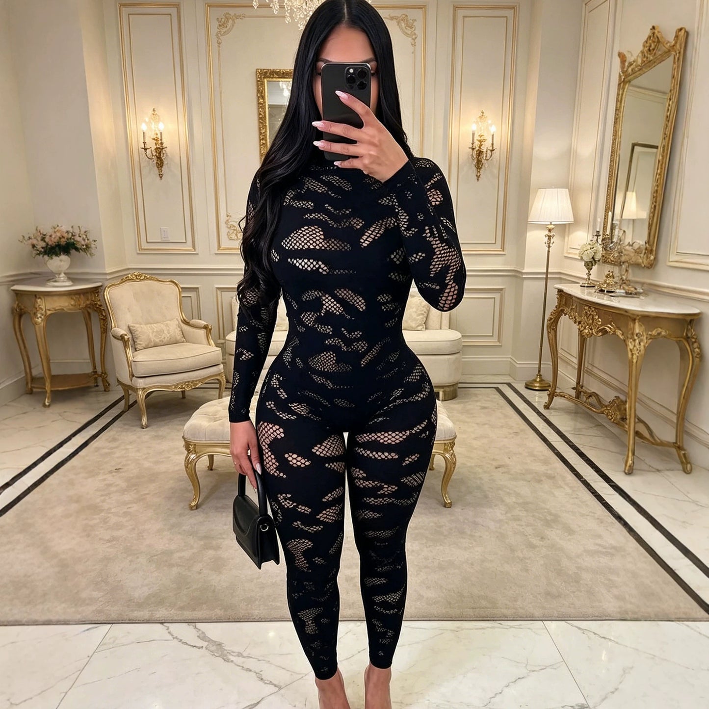 Unique Women's Fashion Bottoming Seamless Knitted Women's Jumpsuit/clothing