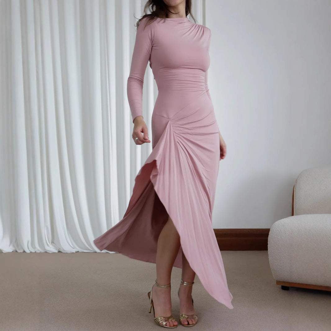 Sleeve Slim Fit Fashion Dress Casual Dresses