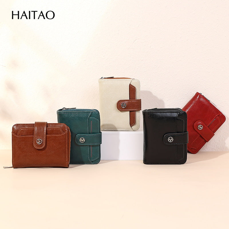 Women's Multiple Slots Fashion Female Korean Simple Ladies Wallets