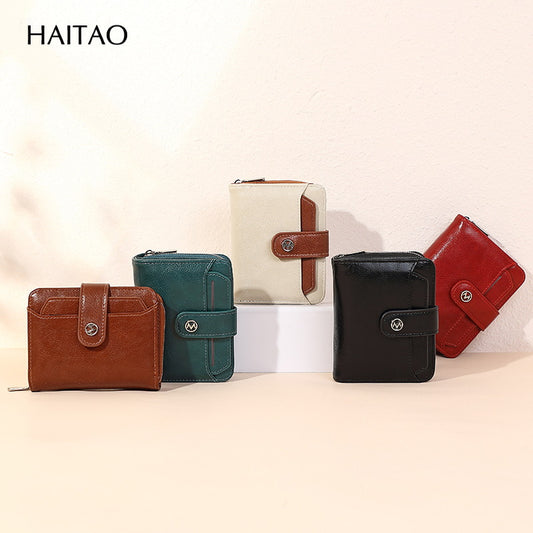 Women's Multiple Slots Fashion Female Korean Simple Ladies Wallets