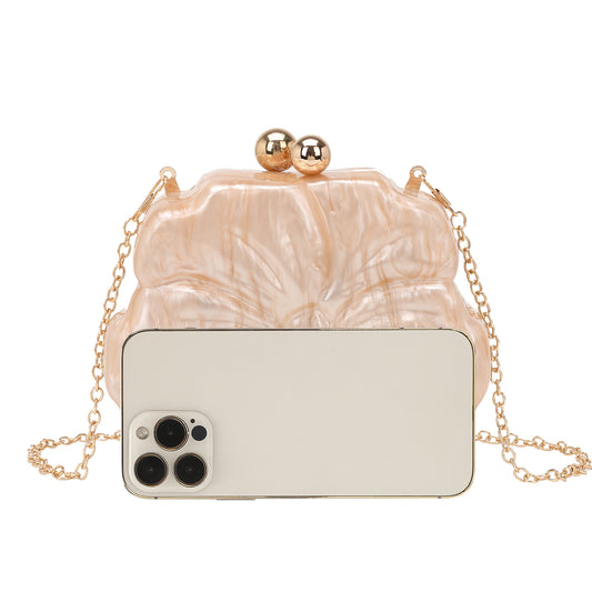 New Dinner Flower Multicolor Acrylic Fresh Bags