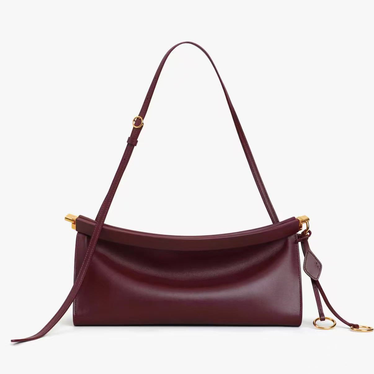 Graceful French Minority Underarm Genuine Leather Armpit Bags