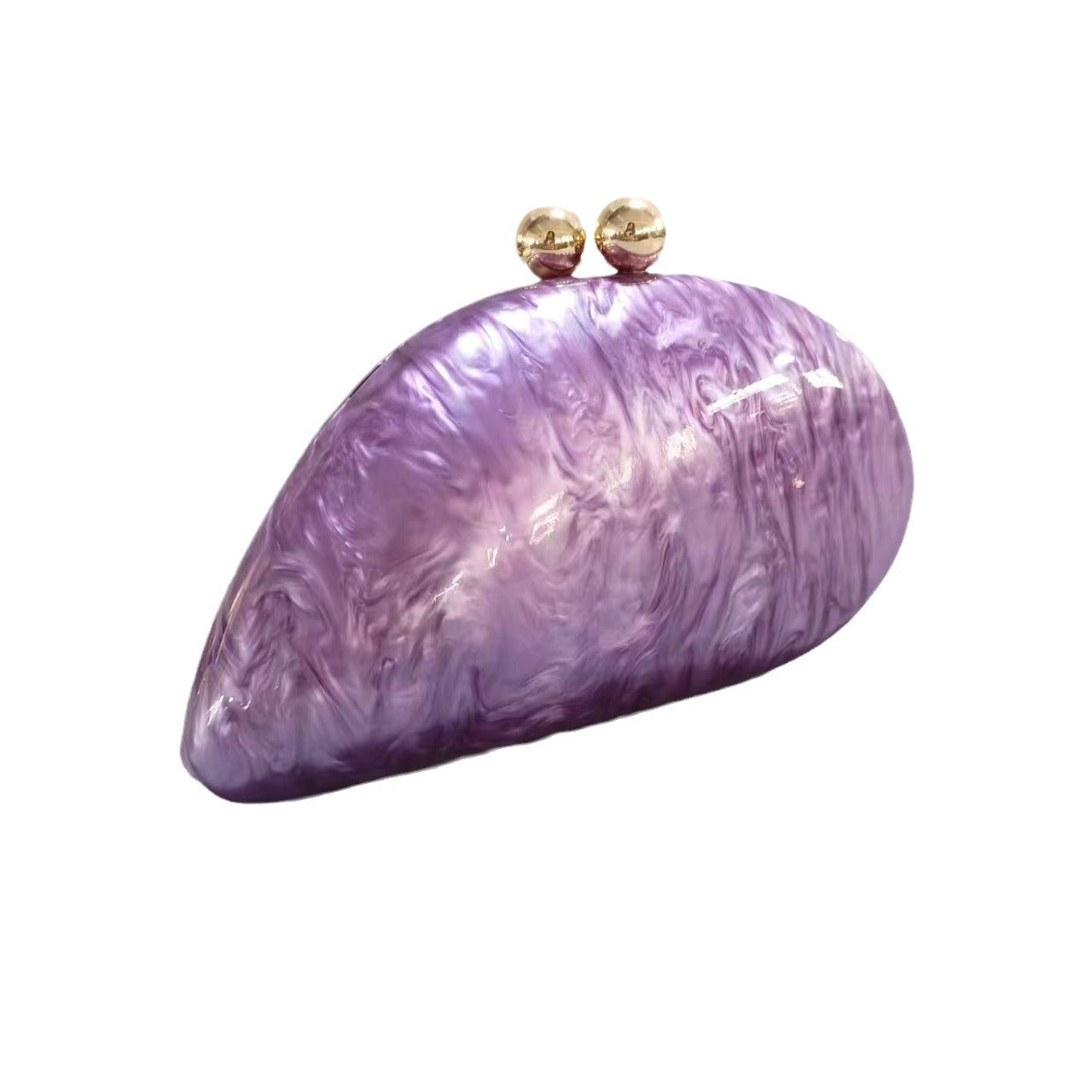 Women's Press Acrylic Wedding Banquet Clutch Chain Bags