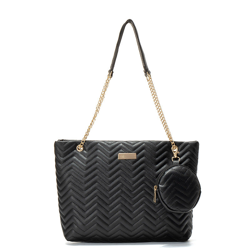 Women's Two-piece Set Embroidered Large Capacity Mother Shoulder Bags