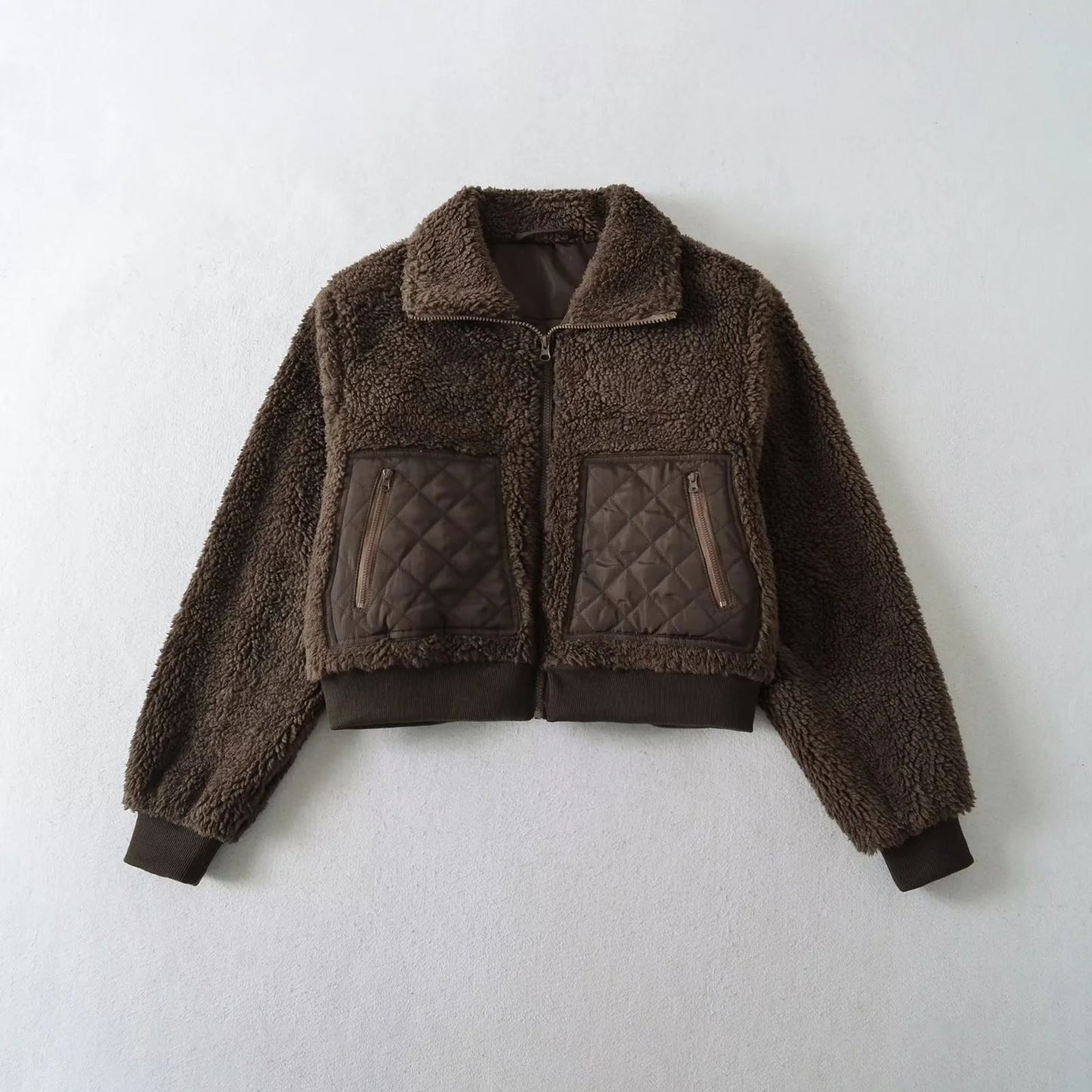 Imitation Lamb Wool Thick Warm Fashionable Coats