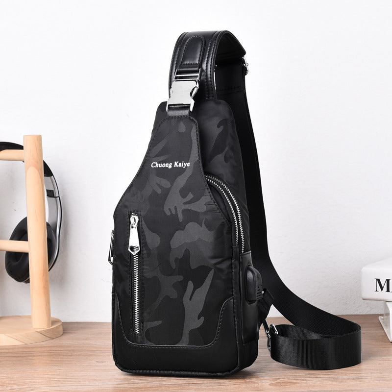 Men's Stylish Cross Body Waterproof Fashion Men's Chest Bags