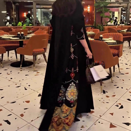 Feel Veet Mid-length Hepburn Style Robe Coats