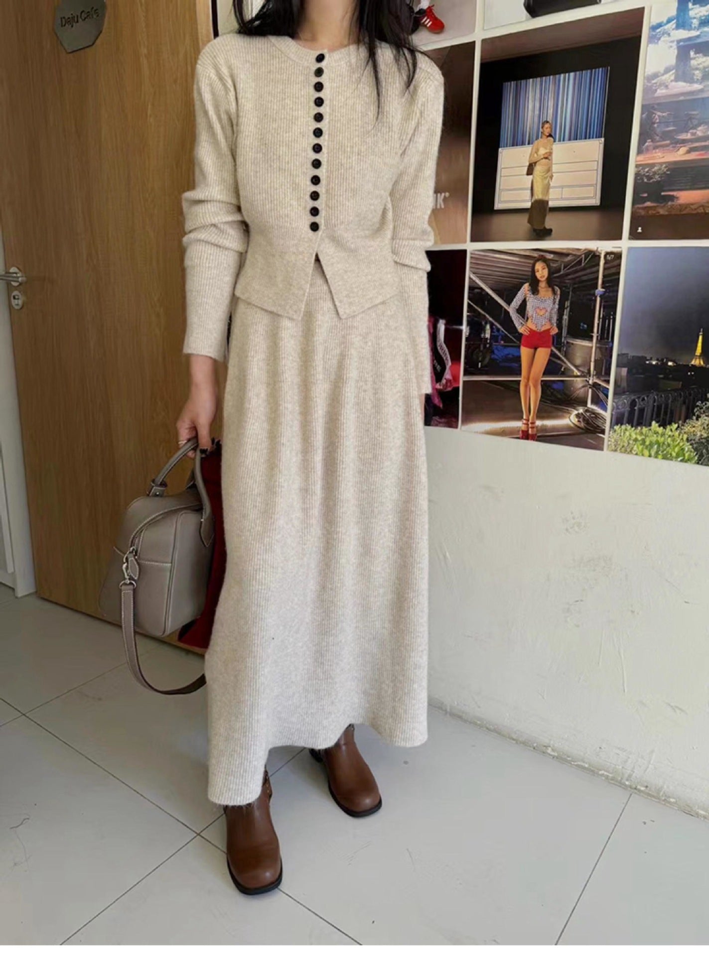 Women's Spring Figure Flattering Knit High Waist Sweaters