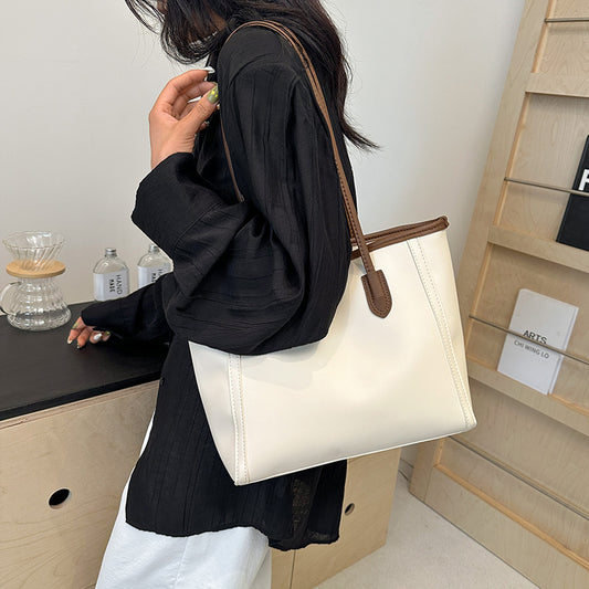 Women's Large Capacity Fashionable Korean Style Easy Tote Bags