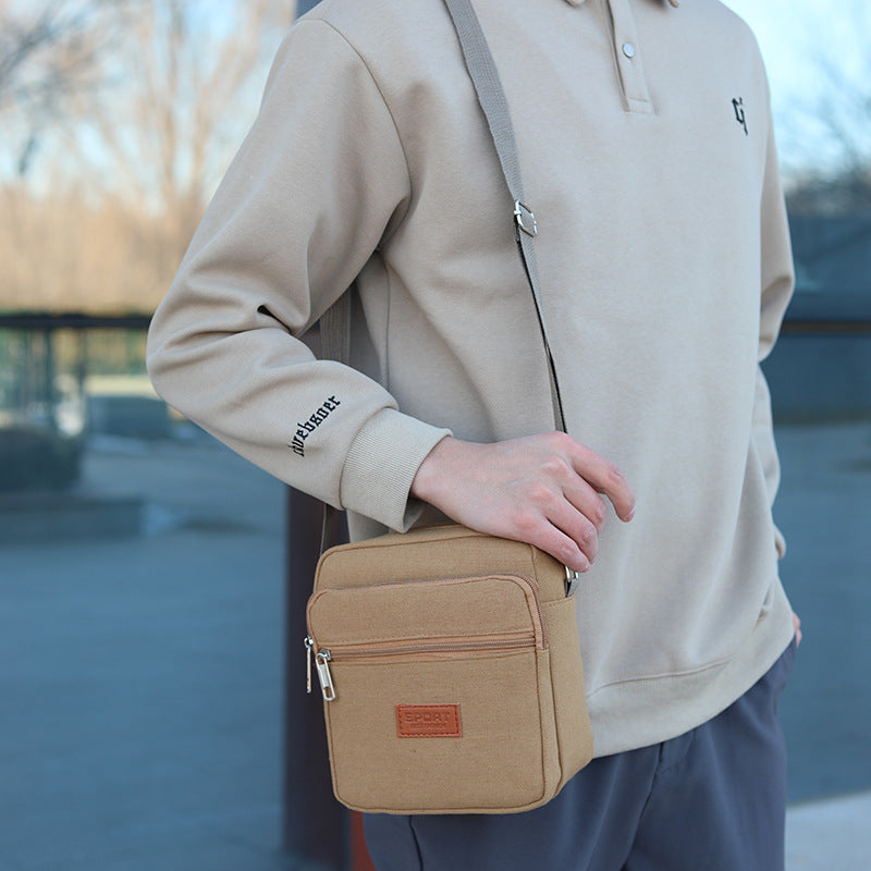 Women's & Men's & Canvas Stall Durable Men's Shoulder Bags