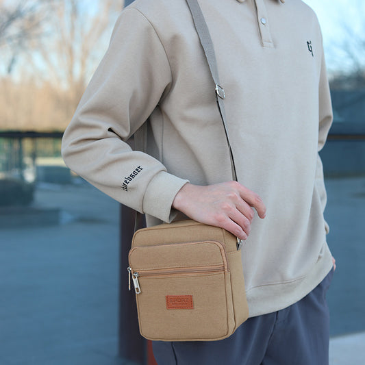 Women's & Men's & Canvas Stall Durable Men's Shoulder Bags