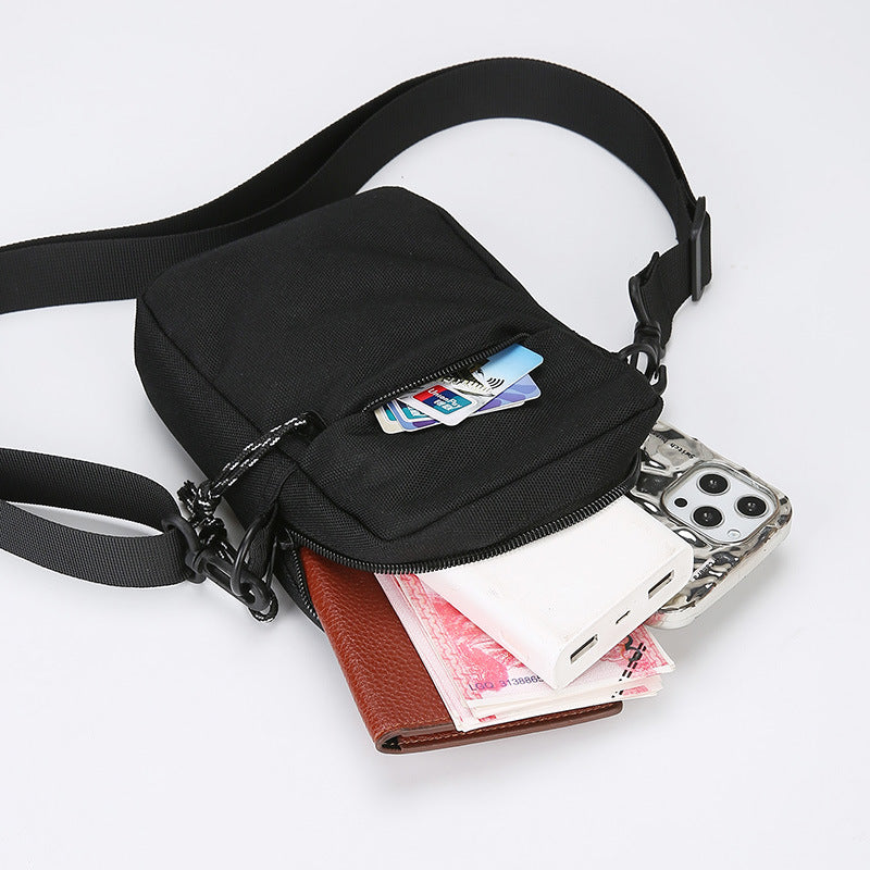 Men's Single Trendy Fashion Oxford Cloth Printed Men's Shoulder Bags